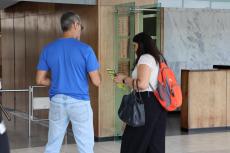 Panfletagem no Conselho Universitrio (CONSUNI), com o manifesto sobre a proposta de adoo do proce
